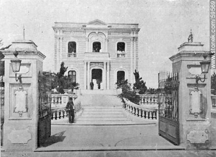 Hospital de Mercedes, 1910 -  - URUGUAY. Foto No. 59569