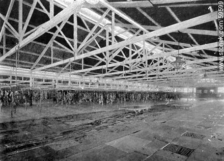 Fábrica Liebig, Playa del establecimiento, Fray Bentos, Río Negro, 1909 -  - URUGUAY. Foto No. 59599