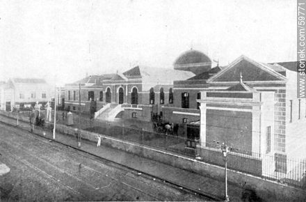 Cárcel Preventiva y Correccional, 1910. Calle Miguelete. - Departamento de Montevideo - URUGUAY. Foto No. 59771