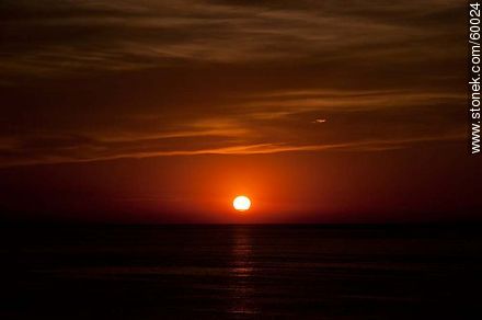 Sunset at sea -  - MORE IMAGES. Photo #60024