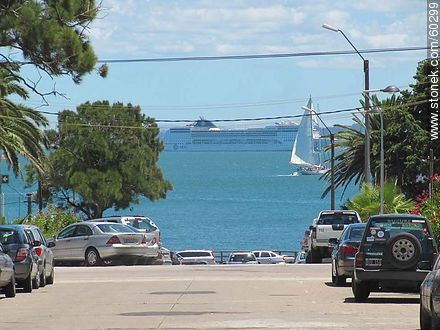 Calle 28 con vista a la bahía de Punta del Este. Crucero MSC - Punta del Este y balnearios cercanos - URUGUAY. Foto No. 60299