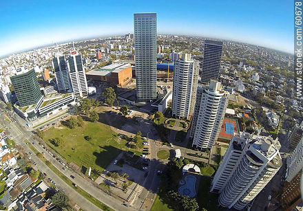 Towers of the quarter of Buceo, the street 26 de Marzo - Department of Montevideo - URUGUAY. Photo #60678
