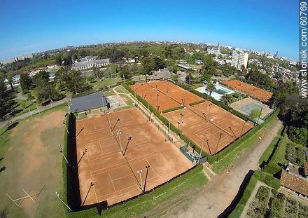 Canchas del Círculo de Tenis. Senda Juan M. Bonifaz - Departamento de Montevideo - URUGUAY. Foto No. 60769