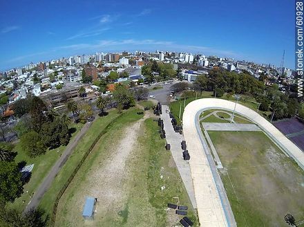 Aerial photo of Municipal Velodrome - Department of Montevideo - URUGUAY. Photo #60928