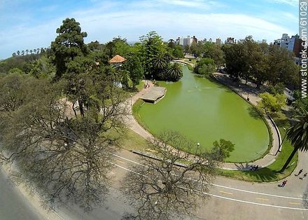 El lago del Parque Rodó - Departamento de Montevideo - URUGUAY. Foto No. 61029