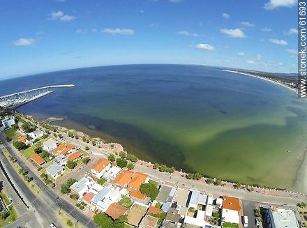 Aerial photo of Rambla de los Ingleses - Department of Maldonado - URUGUAY. Photo #61693