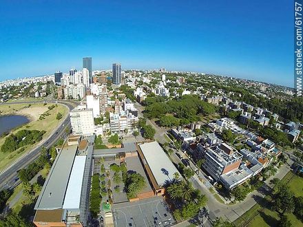 Vista aérea del Liceo Francés - Departamento de Montevideo - URUGUAY. Foto No. 61757
