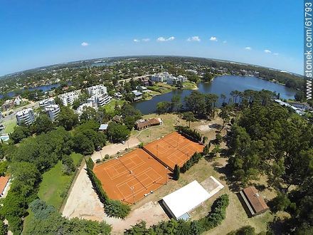 Vista aérea del Club Aleman - Departamento de Canelones - URUGUAY. Foto No. 61793