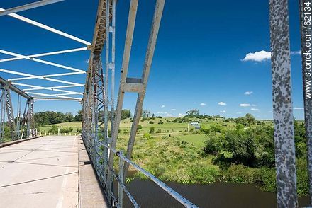 Uno de los puentes sobre el río Yí en ruta 6 - Departamento de Durazno - URUGUAY. Foto No. 62134