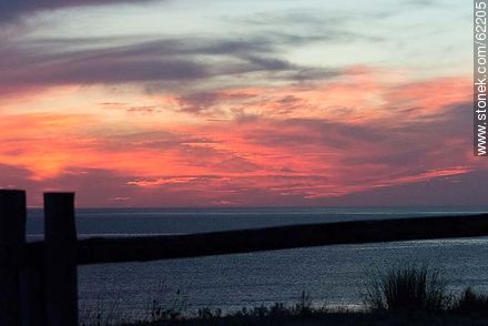 Sunset on the beach - Department of Maldonado - URUGUAY. Photo #62205