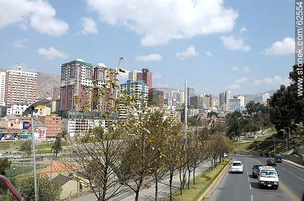 Buildings viewed from Avenida del Ejercito - Bolivia - Others in SOUTH AMERICA. Photo #62554