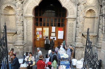 Entrance to the Cathedral - Bolivia - Others in SOUTH AMERICA. Photo #62778
