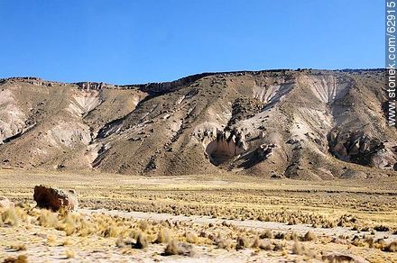 Mountain landscapes of the Bolivian altiplano in Route 4 - Bolivia - Others in SOUTH AMERICA. Photo #62915