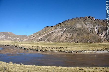 Mountain landscapes of the Bolivian altiplano in Route 4 - Bolivia - Others in SOUTH AMERICA. Photo #62911