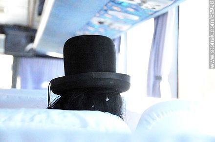 Black bowler hat, classic highland hat - Bolivia - Others in SOUTH AMERICA. Photo #62998