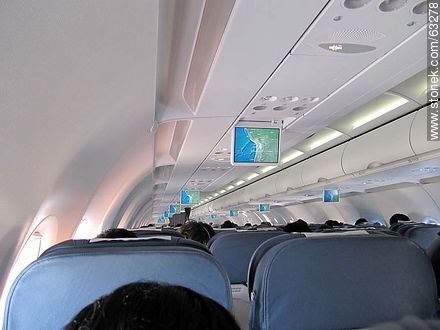 Interior de un avión Airbus de LAN - Chile - Otros AMÉRICA del SUR. Foto No. 63278