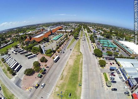Aerial photo of Avenida Italia, Portones Shopping and Tienda Inglesa - Department of Montevideo - URUGUAY. Photo #63378