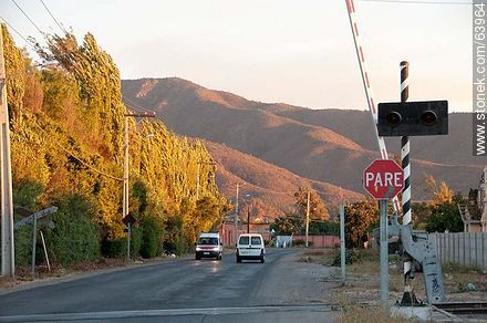 Arauco street and railway - Chile - Others in SOUTH AMERICA. Photo #63964