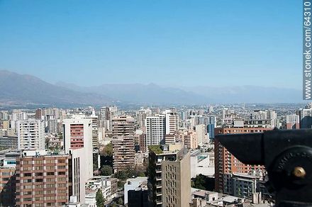 Buildings from the Cerro Santa Lucia - Chile - Others in SOUTH AMERICA. Photo #64310