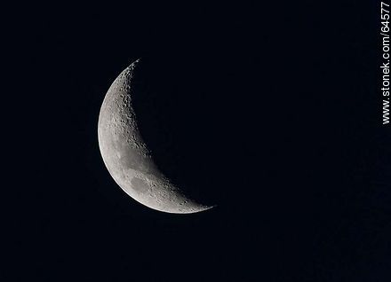 Crescent moon -  - MORE IMAGES. Photo #64577