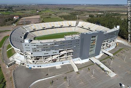 Aerial photo of the stadium of Club Atlético Peñarol 