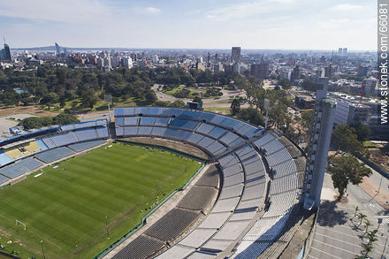 Partial aerial photo of Centenario Stadium - Department of Montevideo - URUGUAY. Photo #66081