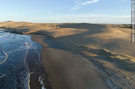 Aerial photo of the dunes west of the Valizas stream - Department of Rocha - URUGUAY. Photo #66278