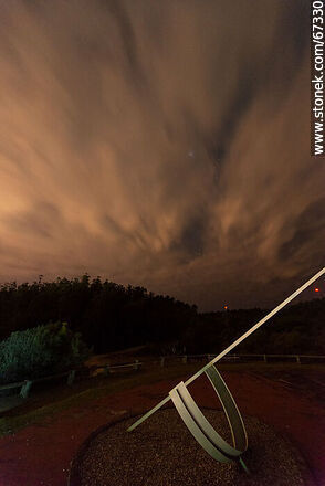 Clouds and stars from the sundial - Lavalleja - URUGUAY. Photo #67330