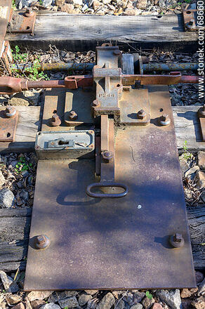 Change of railway - Department of Canelones - URUGUAY. Photo #68660