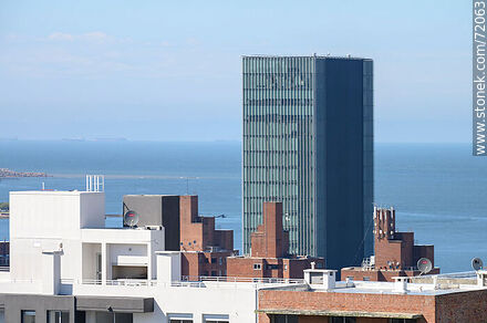 Plaza Alemania building overlooking the sea - Department of Montevideo - URUGUAY. Photo #72063