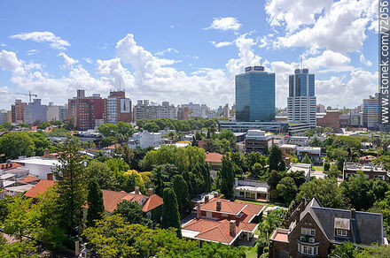 Vista de arriba del barrio Buceo - Departamento de Montevideo - URUGUAY. Foto No. 72056