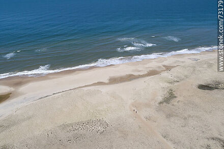Aerial view of the Oceanía del Polonio beach resort - Department of Rocha - URUGUAY. Photo #73179