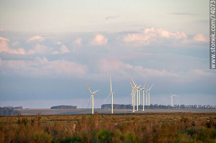 Wind energy windmill field - Tacuarembo - URUGUAY. Photo #74073