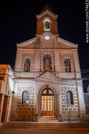 Our Señora del Carmen Parish in front of Independencia Square - Department of Cerro Largo - URUGUAY. Photo #74423