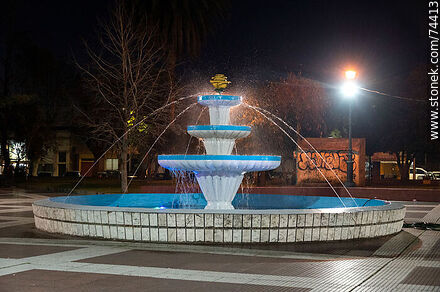 Independence Square Fountain - Department of Cerro Largo - URUGUAY. Photo #74413