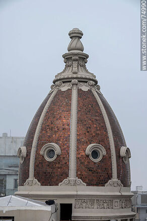 Dome of the Montero Palace - Department of Montevideo - URUGUAY. Photo #74990