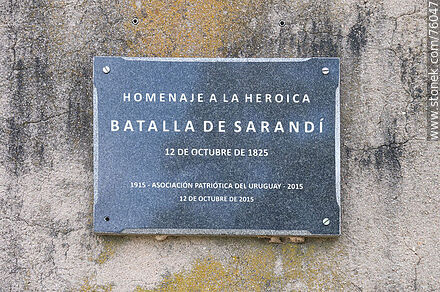 Place where the Battle of Sarandí took place on October 12, 1825 - Department of Florida - URUGUAY. Photo #76047