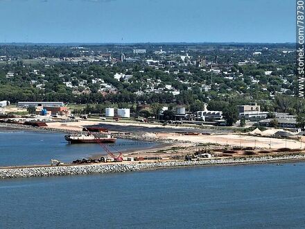 Aerial photo of Montevideo Bay - Department of Montevideo - URUGUAY. Photo #78730