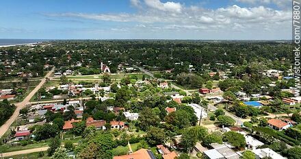 Foto aérea del balneario de La Floresta - Department of Canelones - URUGUAY. Photo #78807