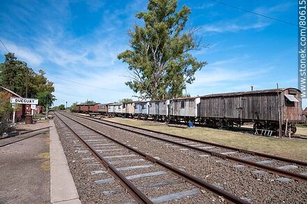 Queguay Train Station - Department of Paysandú - URUGUAY. Photo #80615
