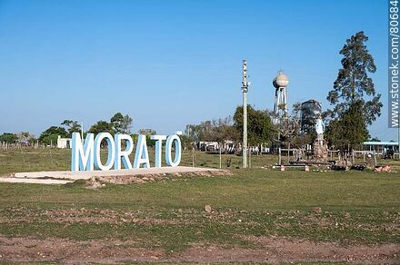 Morató sign - Department of Paysandú - URUGUAY. Photo #80684