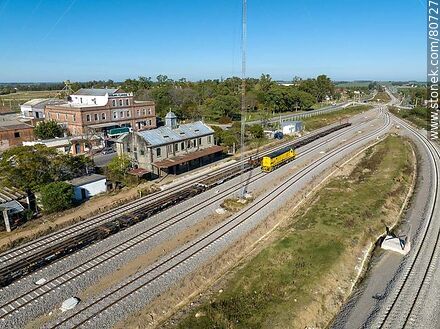 Aerial view of the Florida train station. May 2023 - Department of Florida - URUGUAY. Photo #80727
