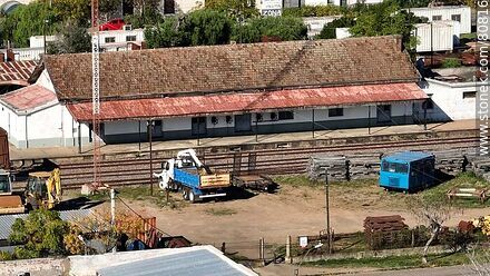 Vista aérea de la estación de trenes de Paso de los Toros - Tacuarembo - URUGUAY. Photo #80816
