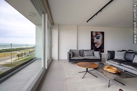 Living room with ocean view -  - MORE IMAGES. Photo #81421