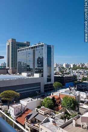 Aerial view of Punta Carretas Shopping - Department of Montevideo - URUGUAY. Photo #81943