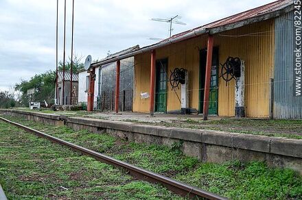 Estación de trenes Ing. Andreoni - Departamento de Lavalleja - URUGUAY. Foto No. 82245