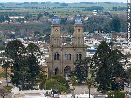 Aerial view of the Florida Cathedral - Department of Florida - URUGUAY. Photo #82438
