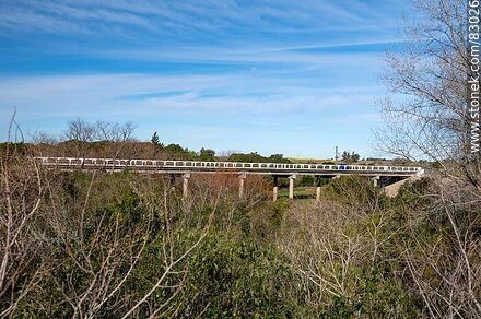 Puente en ruta 3 sobre el arroyo Chamizo - Departamento de San José - URUGUAY. Foto No. 83026