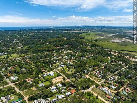 Vista aérea de El Placer - Punta del Este y balnearios cercanos - URUGUAY. Foto No. 84972
