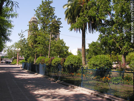 Constitución square of Trinidad - Flores - URUGUAY. Photo #29867